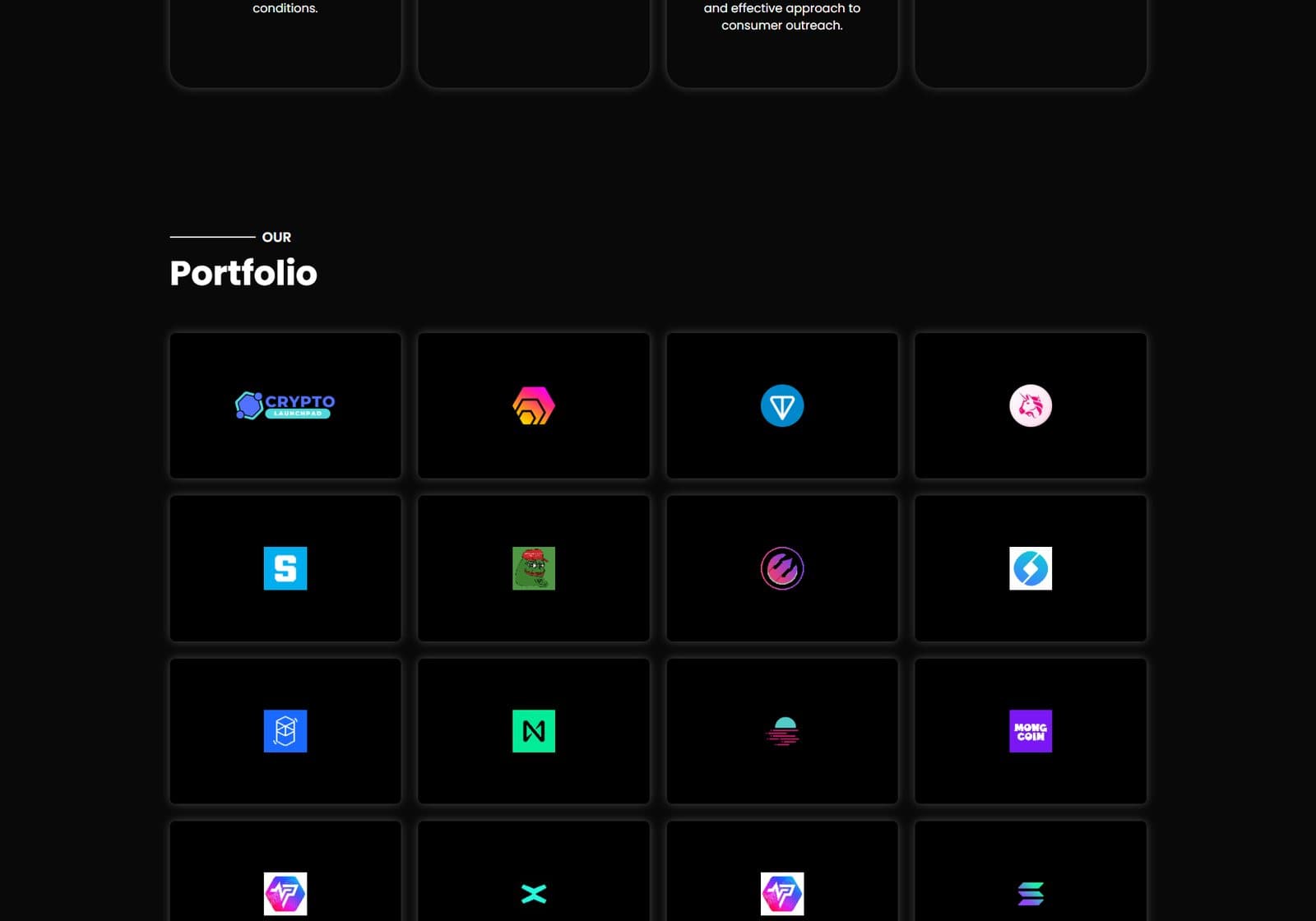 AIWeb3, Portfolio