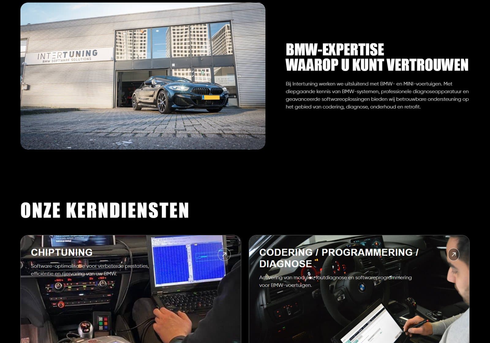Intertuning, BMW expertise and core services