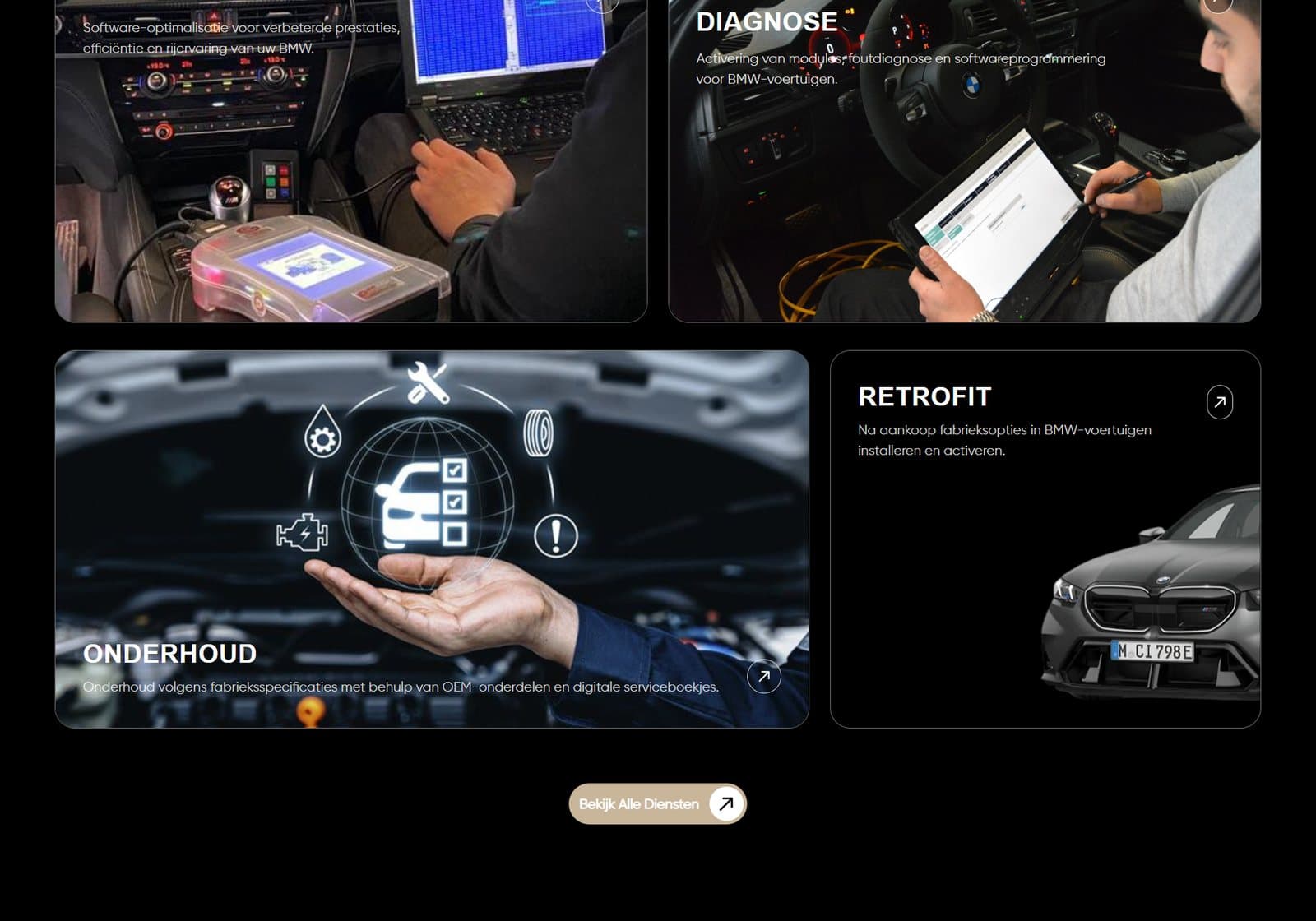 Intertuning, Service cards