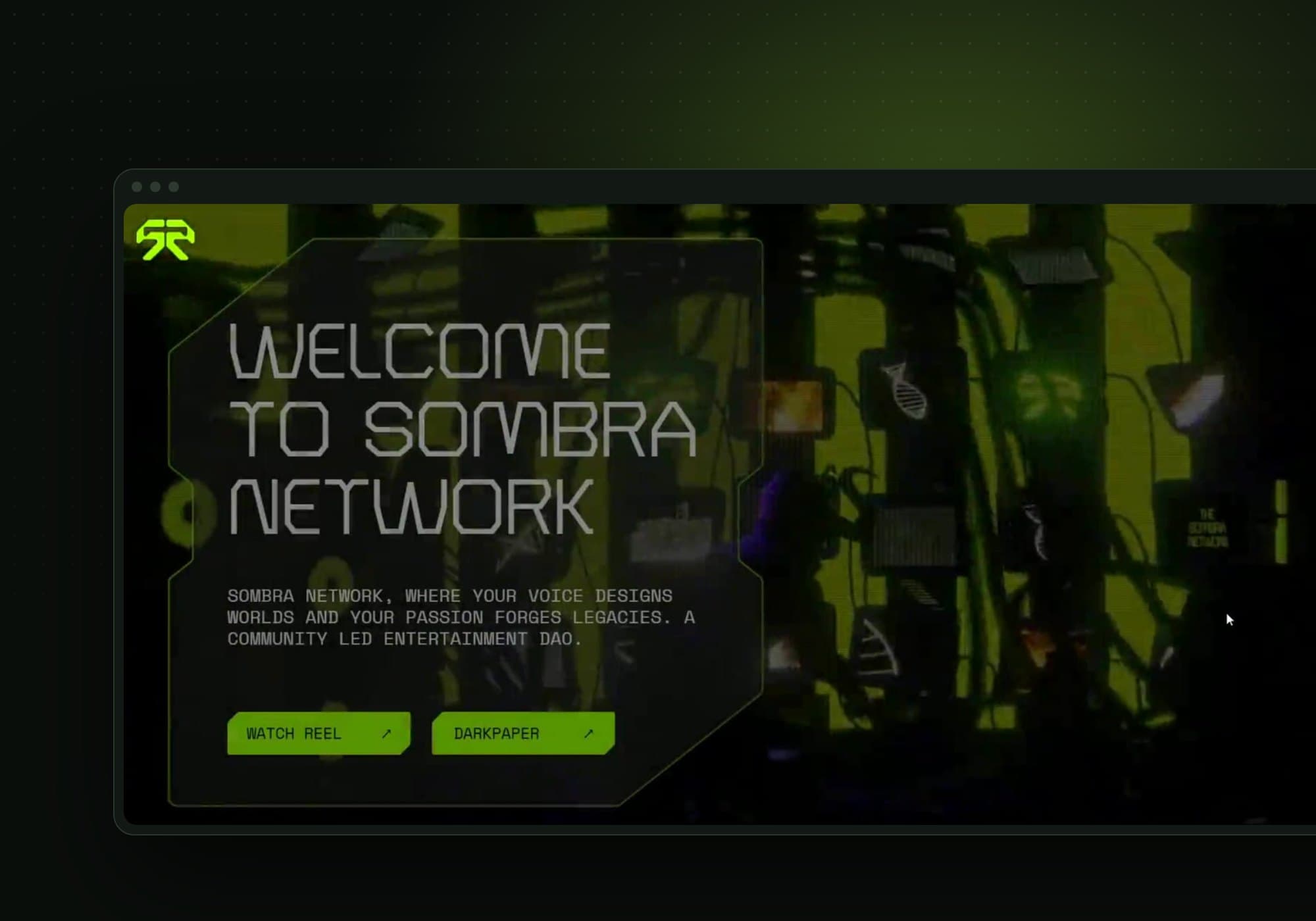Sombra Network, website project by Syncxperts