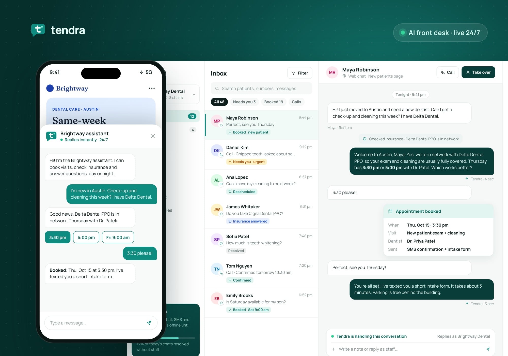 Tendra, ai agent project by Syncxperts